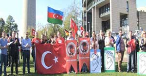 Türklerden soykırım iddialarına protesto