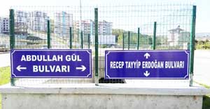 Erdoğan ve Gül'ün adları bulvarlara verildi