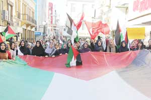 Samsun'da, Mescid-i Aksa baskını protesto edildi