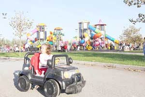 Samsunlular park ve bahçelere akın etti