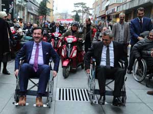 BAŞKAN TOK "ENGELLİ OLMAK YAŞAMA ENGEL DEĞİL"