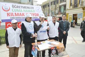 ÖĞRETMENLERDEN İMZA KAMPANYASI