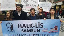 HALK-LİS ÖRGÜTÜ ÖZGECAN İÇİN SOKAKLARDA
