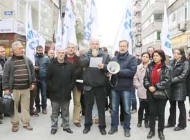 İş Kazaları ve İşçi Ölümleri Protesto Edildi