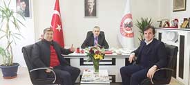 Tanju Çolak ve Ali Gültekin SADEF Ziyareti