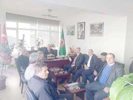 ÖZDEN STK'LARI ZİYARET EDİYOR