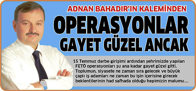 ADNAN BAHADIR'IN KALEMİNDEN