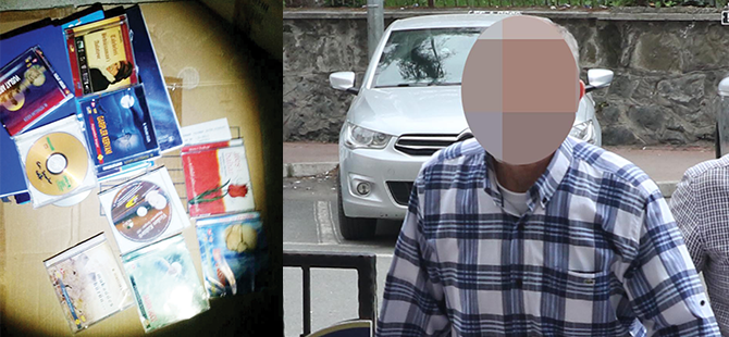 FETÖ'YE AİT KİTAP VE CD YAKALANDI