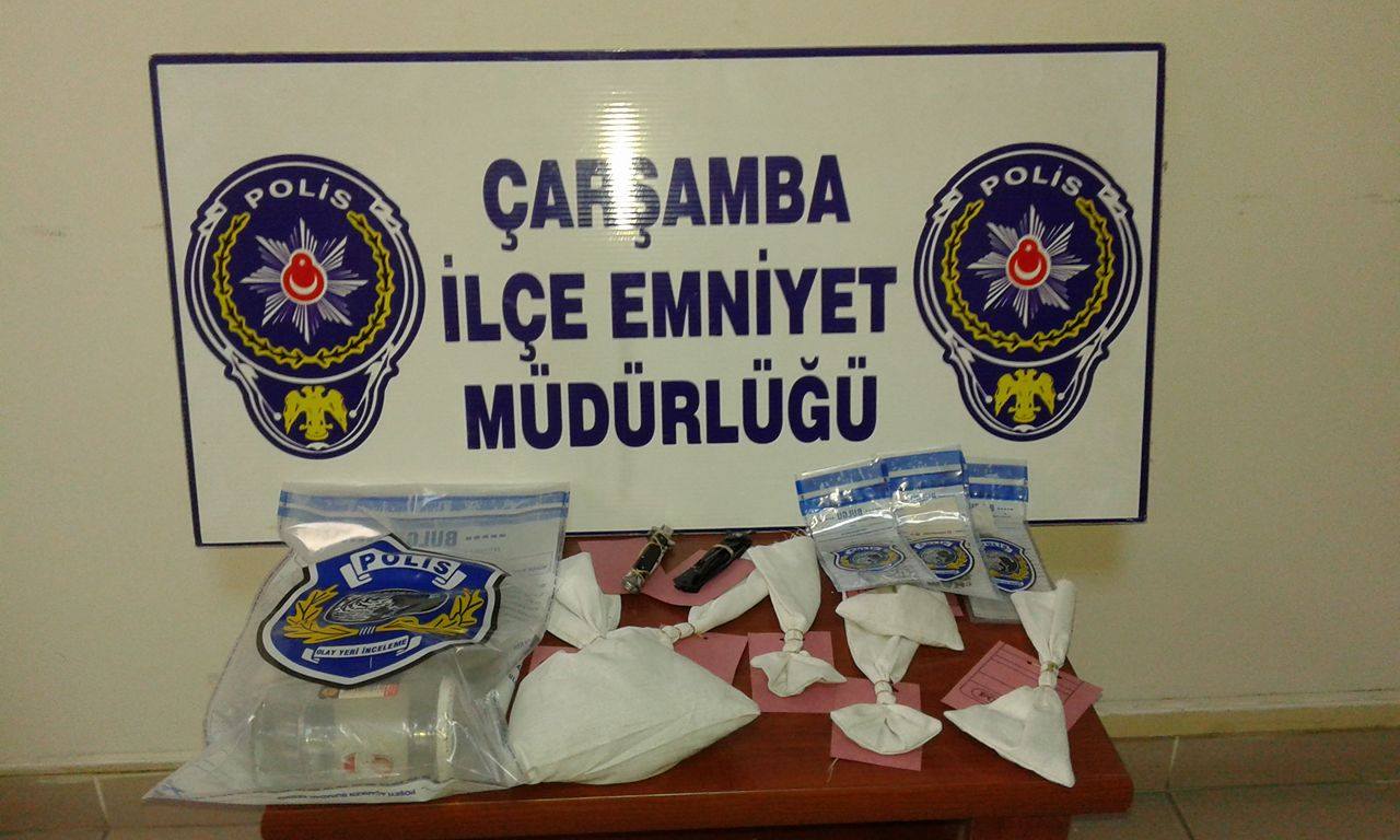 ÇARŞAMBA'DA UYUŞTURUCU OPERASYONU