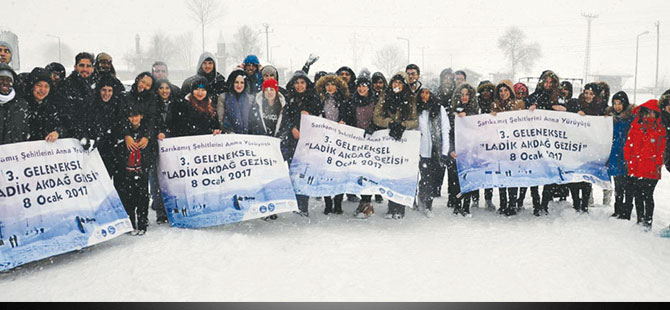 OMÜ'lü öğrenciler Sarıkamış'ı unutmadı