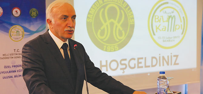 ULUSAL BİLİM KAMPI'NIN İLKİ SAMSUN'DA
