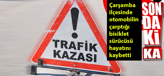 Otomobil Bisiklet Sürücüsüne Çarptı: 1 Ölü