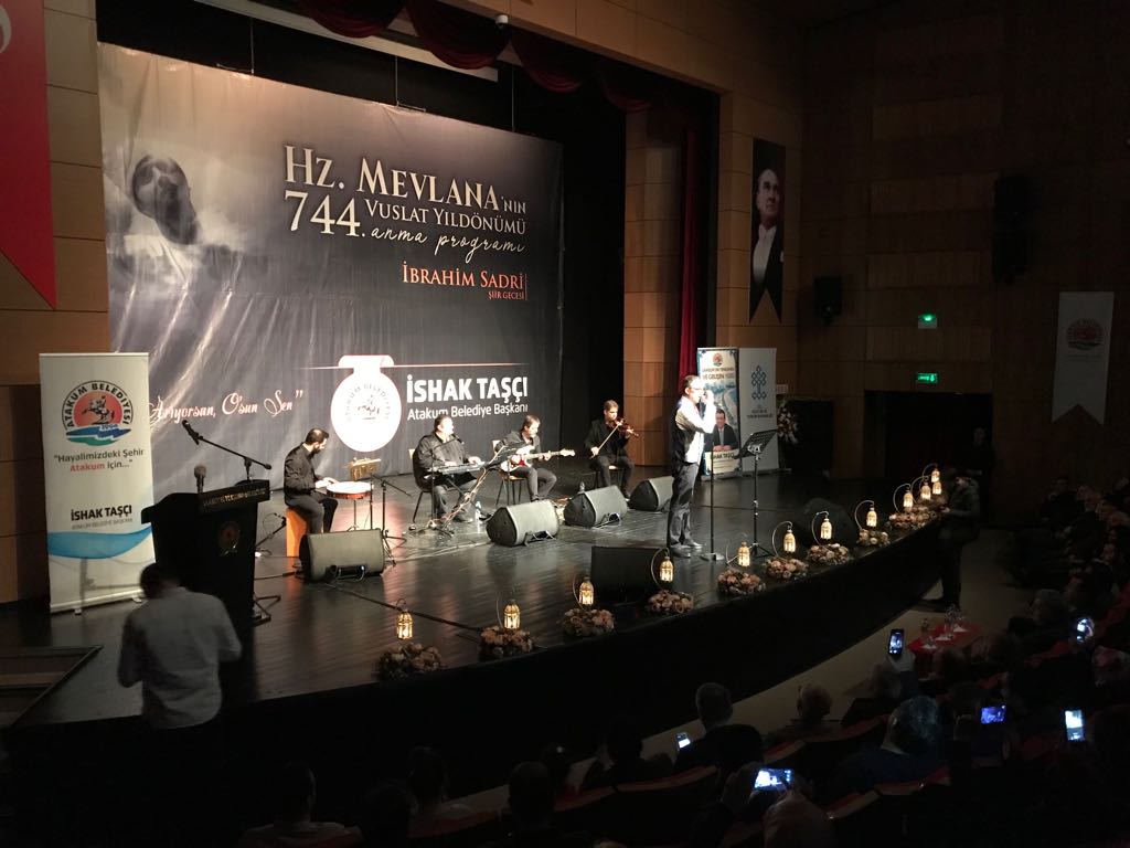 Atakum'da Mevlana gecesi