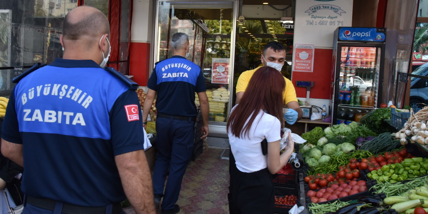 MASKE MESAFE DENETİMLERİ DEVAM EDİYOR