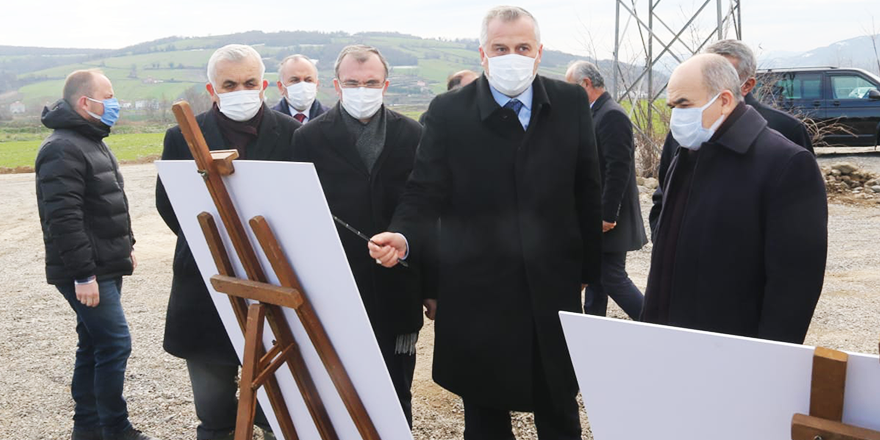 VALİ DAĞLI PROJE ALANINI İNCELEDİ