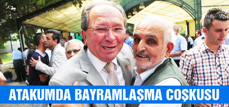 Atakumda bayramlaşma coşkusu