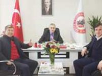 Tanju Çolak ve Ali Gültekin SADEF Ziyareti