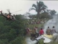 Helikopter ormana düştü!...