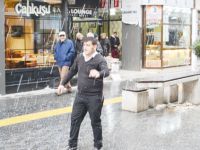 DOLU YAĞIŞINI İZLEDİLER