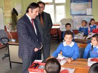 Hüseyin Kıyma'dan Büyükkırık İlkokuluna Ziyaret