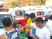 Kızılay, depremzedelerin yardımına koştu