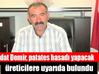 Ladik'te patates hasadı uyarısı