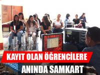 KAYIT OLAN ÖĞRENCİLERE ANINDA SAMKART