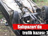 Salıpazarı'da trafik kazası: 2 yaralı