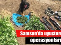 Samsun'da uyuşturucu operasyonları