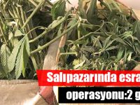 Salıpazarında esrar operasyonu:2 gözaltı