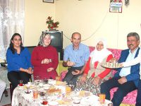HACDAN DÖNEN ŞEHİT ANNE VE BABASINA ZİYARET