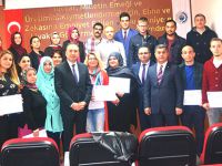 KATILIMCILAR SERTİFİKALARINI ALDI