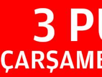 3 PUAN ÇARŞAMBASPORUN
