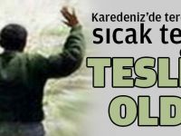Karadeniz'de teröristlerle sıcak temas