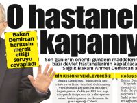 O hastaneler kapatılacak