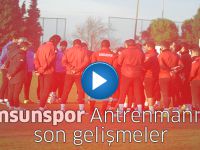 Samsunspor antrenmanında sıcak gelişmeler