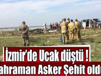 İzmir'de Uçak Kazası: 2 Şehit