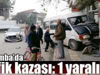 Çarşamba'da trafik kazası: 1 yaralı