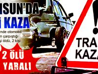SAMSUN'DA FECİ KAZA: 2 ÖLÜ,2 YARALI