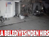 Bafra Belediyesinden hırsızlık