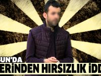 Samsun'da iş yerinden hırsızlık iddiası