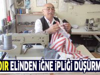 62 yıldır elinden iğne ipliği düşürmüyor