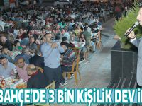 Derebahçe’de 3 bin kişilik dev iftar