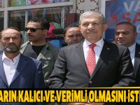 "İstikrarın kalıcı ve verimli olmasını istiyoruz"