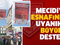 Mecidiye esnafından Uyanık'a büyük destek
