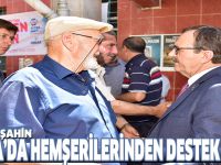 BAŞKAN ŞAHİN HEMŞERİLERİNDEN DESTEK İSTEDİ