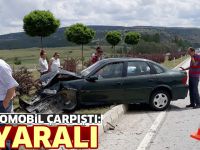 İki otomobil çarpıştı: 9 yaralı