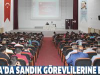 Havza'da sandık görevlilerine eğitim