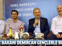 Sağlık Bakanı Demircan gençlerle buluştu