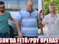 Samsun'da FETÖ/PDY operasyonu